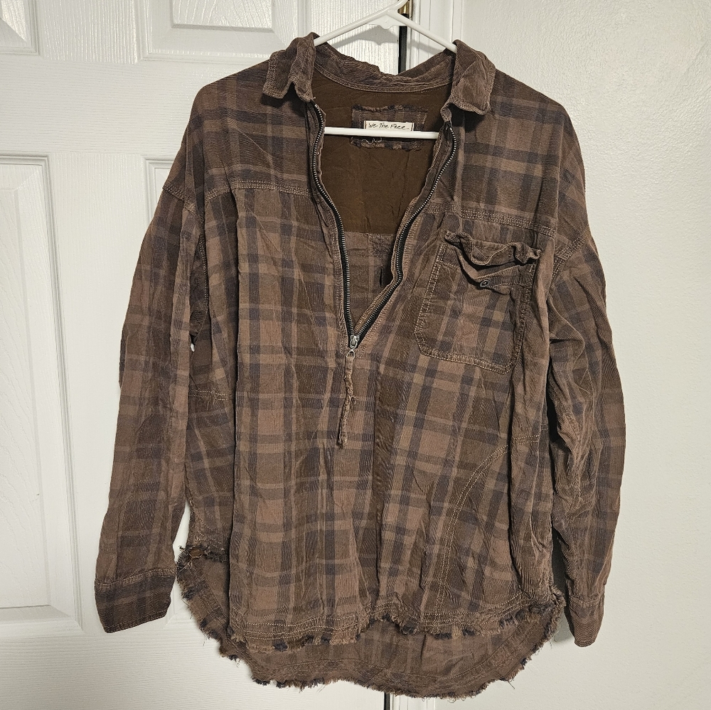 Free People Pullover Flannel